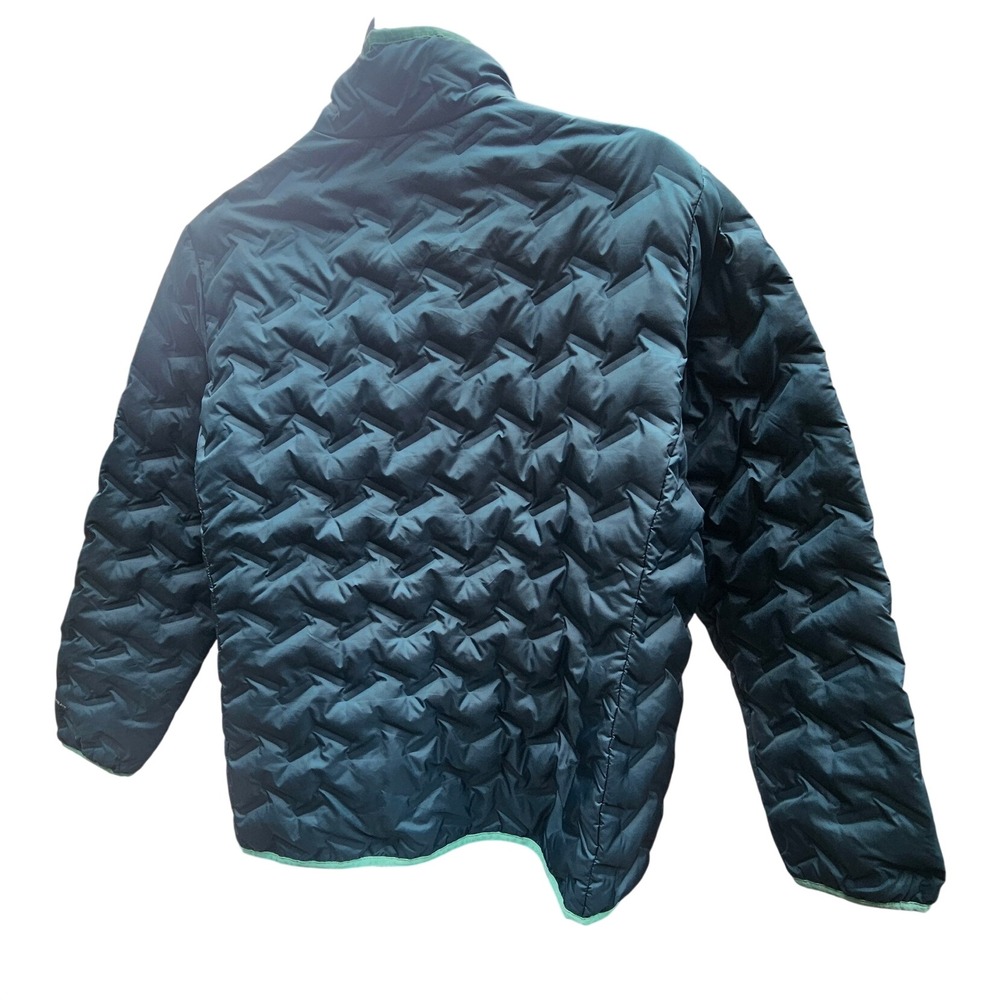 Columbia Delta Ridge 2X Teal 650 Down Omni-Heat PufferJacket Jewel Tone Gorpcore - Picture 5 of 12
